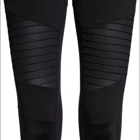 Alo yoga high waist Moto Leggings black Small - Picture 3 of 5